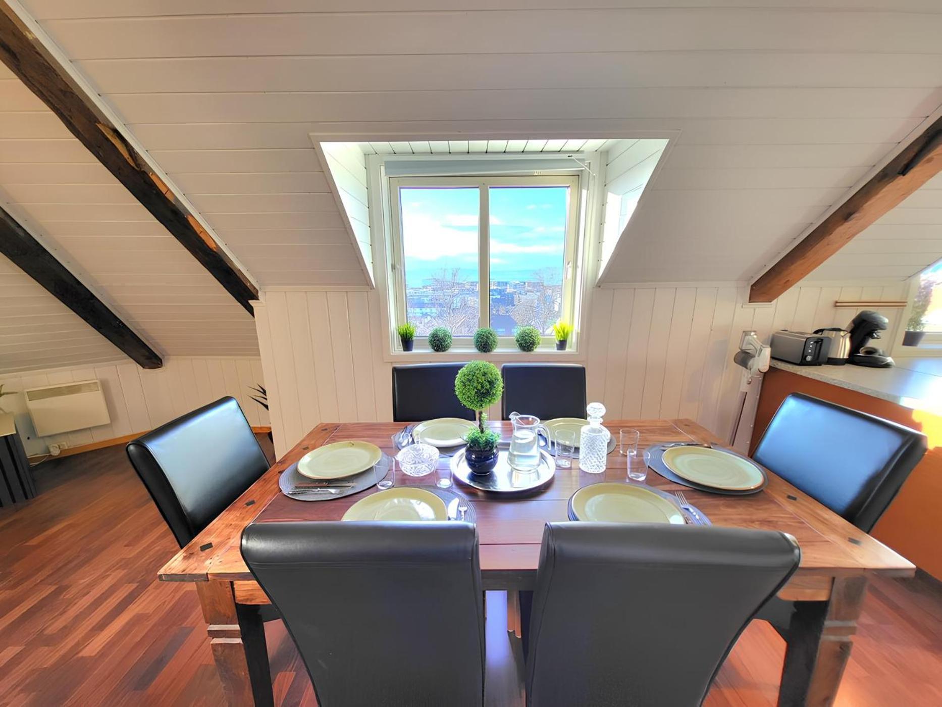 Sunset Penthouse, Fjord View & Parking Apartman Trondheim Kültér fotó